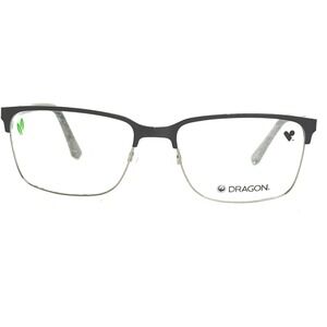 Dragon DR2015 410 Eyeglasses Frames Matte Navy Silver Rectangular 61-19-150